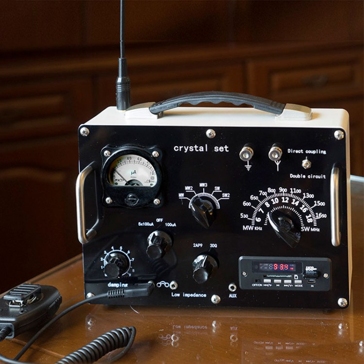 High Quality Crystal Radio Medium Wave And Shortwave Retro Crystal