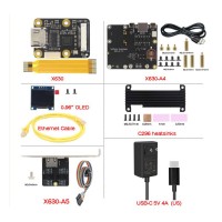 PiKVM-A4 Kit Open Source Software for Raspberry Pi Zero 2 WPiKVMV2 HAT Remote Control with 5V Power Adapter