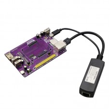 CM4 Mini IO Expansion Board (R3) with Gigabit PoE Splitter Gigabit Ethernet 1000Mbps for Raspberry Pi 3B+