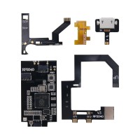 1 Set of OLED RP2040 Switch Chip Game Accessories Suitable for NS Raspberry Pi Picofly Pico