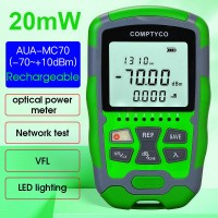 -70 ~ +10dBm AUA-MC70 20MW 4 in 1 Mini OPM Rechargeable Optical Power Meter Red Light Integrated Machine