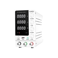 SPS-C3010 220V 4-Digit DC Power Supply 30V 10A Adjustable Power Supply (White) with Output Switch