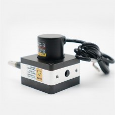 BRITER 5000mm/16.4ft Cable Displacement Sensor with Absolute Encoder 10Bit RS485 Communications