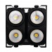 4 x 100W 3200K Cold Light COB LED Blinder 4 DMX512/Voice Control Audience Light Stage Light
