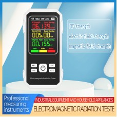 VT-ER1 White Electromagnetic Radiation Tester EMF Detector for RF Strength Electric/Magnetic Field