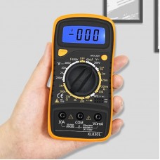 XL830L Handheld Multimeter Digital Multimeter w/ Backlight to Test Voltage Current Resistance Diode