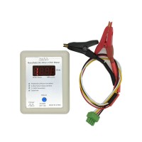 YMC01 Portable Handheld DC Ohm Meter Low Resistance Tester with 4-Wire Testing Mini Clip (Range 20R)