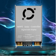 450W Step-up MPPT Solar Controller LED Display Intelligent Cooling Fan for Lead-acid/Lithium/Gel Battery