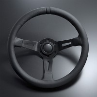 FULL SPEED BLACK 328mm/12.9" Steering Wheel Original Racing Wheel Video Game Accessory for MOMO