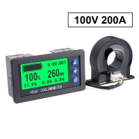 H56CH 100V 200A H56C Coulomb Meter Coulometer Battery Monitor Voltage Current Meter for EV RV