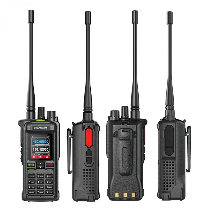 GT12-X2 10W VHF UHF FM AM Receiver Handheld Radio Walkie Talkie for ...