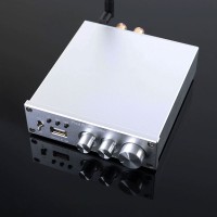 Silvery 12070 Digital Power Amplifier Dual MA12070 Bluetooth5.0 USB Input 160W+160W High Power Audio Amplifier