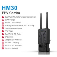 SIYI HM30 FPV Combo 30KM 1080P HD RC Transmitter Receiver RC TX RX Digital Image Transmission System