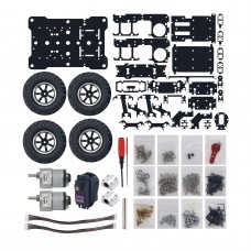 Ackerman Chassis Unassembled Smart Robot Chassis Supporting ROS System and Sports Camera