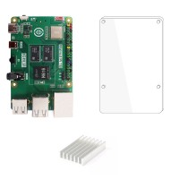 Walnut Pi 1B Development Board with Acrylic Baseboard and Dissipation Module Dual Band WiFi + Bluetooth5.0