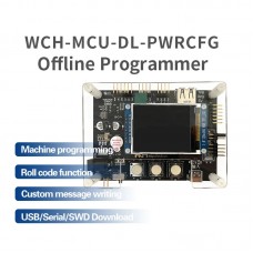 WCH-MCU-DL-PWRCFG Universal Version Offline Programmer Based on CH32V208W Programming Tool Support USB/Serial Download