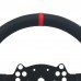 SIMPUSH 13 Inch Steering Wheel MOD Steering Wheel Modification Wrapped with Cowhide for PXN V10