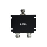2-6GHz 2-Way Microstrip Power Divider RF Power Splitter with N-Female Connectors Applied to Wifi