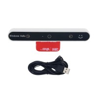 1080P Windows Hello Webcam Face Recognition Camera with 1.5M Bent-connector Data Cable for Windows 10/11 Login
