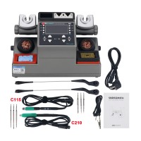 AIFEN-A902 Soldering Station Kit with 3 C115 Tips + 3 C210 Tips + 1 C115 Handle + 1 C210 Handle