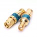 Golden 3DB 2W DC0-6GHz 50ohm Gold-plated Brass Fixed RF Attenuator with SMA Male to Female Connector