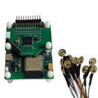 ADS1299 16-Channel EEG Acquisition Module WiFi + USB Version Brain Wave Sensor EEG/BCI with 16 Gold Cup Electrodes for DuPont