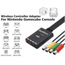 BlueRetro Multi-function Bluetooth Wireless Controller Adapter Support 4 Bluetooth Controllers for NGC Game Console