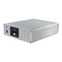 Semibreve N10 Silvery Basic Version Lossless Play Audio Decoder Headphone Amplifier in One Support for PCM192K/DSD64