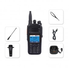 DM-R89 3KM 3000CH DMR Radio VHF UHF Radio Handheld Transceiver Dual Band Radio with Call Recording