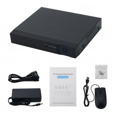 POE NVR8104RA 4-Port 8MP Network Video Recorder POE NVR for POE Cameras Phone Remote Monitoring