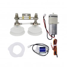 50MM Double-sucker Mechanical Arm Vacuum Pump Suction Cup 10 - 20KG with Electronic Switch for Arduino DIY Kit