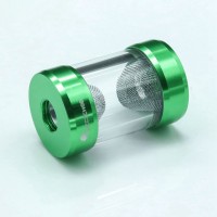 FREEZEMOD GLQ-JX1 Green G1/4 Dual Inner Thread Water Cooler Filter PC Accessory with 0.15MM Mesh