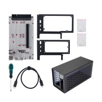 TH3P4G3 Mini External GPU Dock + ATX Power Supply Case for Laptop Thunderbolt-Compatible 3/4