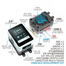 M5Stack CM4STACK for Raspberry Pi CM4 Integrated Micro-controller Development Boar CM4104032 4G RAM + 32G EMMC