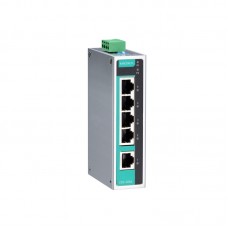 MOXA EDS-205A 5-Port Ethernet Switch Compact Unmanaged Ethernet Switch with Aluminum Housing