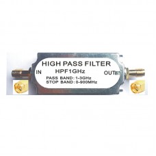 1GHz 50ohms RF High Pass Filter SMA Female to Female Connector Band Pass Filter High Quality RF Accessory