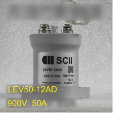 SCII Relay LEV50-12AD Coil 12VDC 900V/50A Electromagnetic Relay High Quality DC Contactor for Vehicle