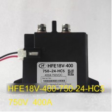 New Energy Resources HFE18V-400-750-24-HC5 Coil 24VDC 750V/400A Electromagnetic Relay DC Relay Contactor for HONGFA
