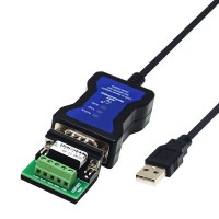 DAM3232N-1.5m USB to RS485 Adapter Cable 1-Channel USB-RS485 Converter Compatible with USB1.1/USB2.0