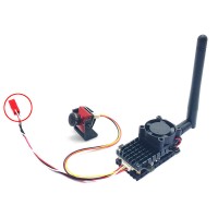 5.8G 2000mW FPV Video Transmitter 2W Wireless Video Transmitter + 1200TVL Camera (without Receiver)
