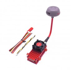 5.8G 2000mW Long Range FPV VTX 2W Video Transmitter with Built-in Microphone and Mushroom Antenna
