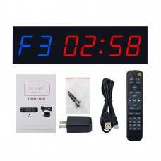 1.8" 6-Digit LED Gym Timer Boxing Timer Supports Countdown Count-up for Games Training Exercises