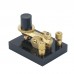 Lightweight Mini Brass CW Key Shortwave Manual Morse Code Key for Transmission/Decoration/Gifts