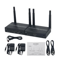 200M/656FT Wireless HDMI Extender HDMI Transmitter Receiver (1080P) for Conference PC TV Projector