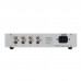 BRZHIFI L1 Frosted Silvery Pure Class A 2.0/2.1 Channel HiFi Audio Power Amplifier 3-Channel Wired In and 1-Channel Out