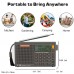 SIHUADON R-108 Gray Full Band Radio FM/MW/SW/LW/AIR DSP Receiver with Charging interface for Android