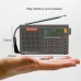 SIHUADON R-108 Gray Full Band Radio FM/MW/SW/LW/AIR DSP Receiver with Charging interface for Android