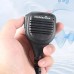 Portable Mini Handheld Microphone with K-type Connector and 360° Rotation Back Clip for BAOFENG/QUANSHENG/SenHaiX Walkie Talkie