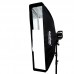 Godox FW30*120CM Softbox Portable Rectangular Honeycomb Grid Softbox Lighting Kit with Bowens Mount for Photo Studio