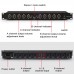 GAX-206 Professional Stereo Mono 2 In 10 Out Audio Distributor Stage Performance Audio Splitter 110-220V